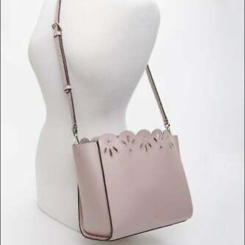 Kate Spade Mini Mina Pink Leather Satchel NWT 😎 - Picture 12 of 16
